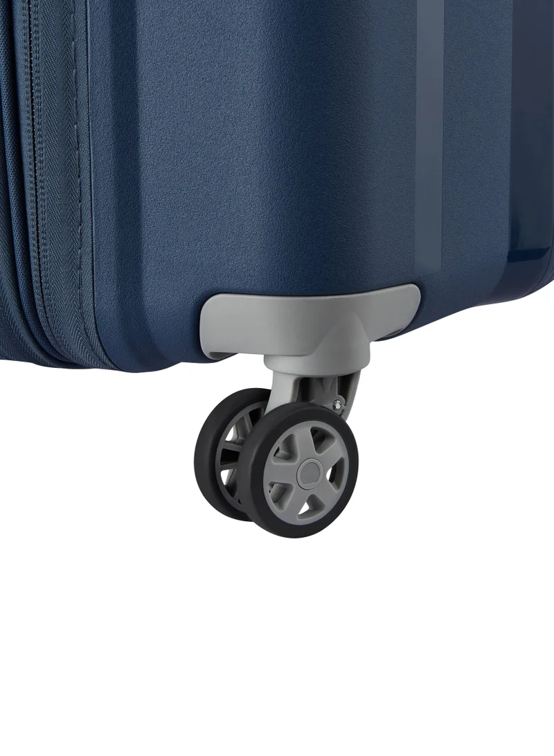 ديلسي _باريس حقيبة سفر كلافيل 83 سم بعجلات مزدوجة قابلة للتوسيع - أزرق جينز